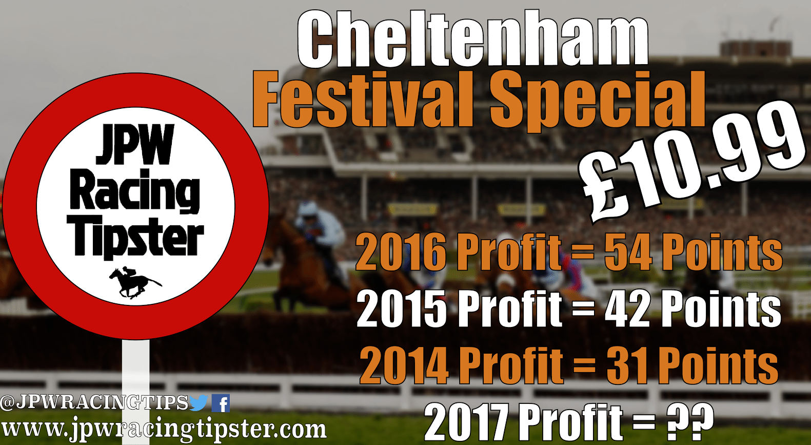 JPW Racing Tipster - Cheltenham 2017